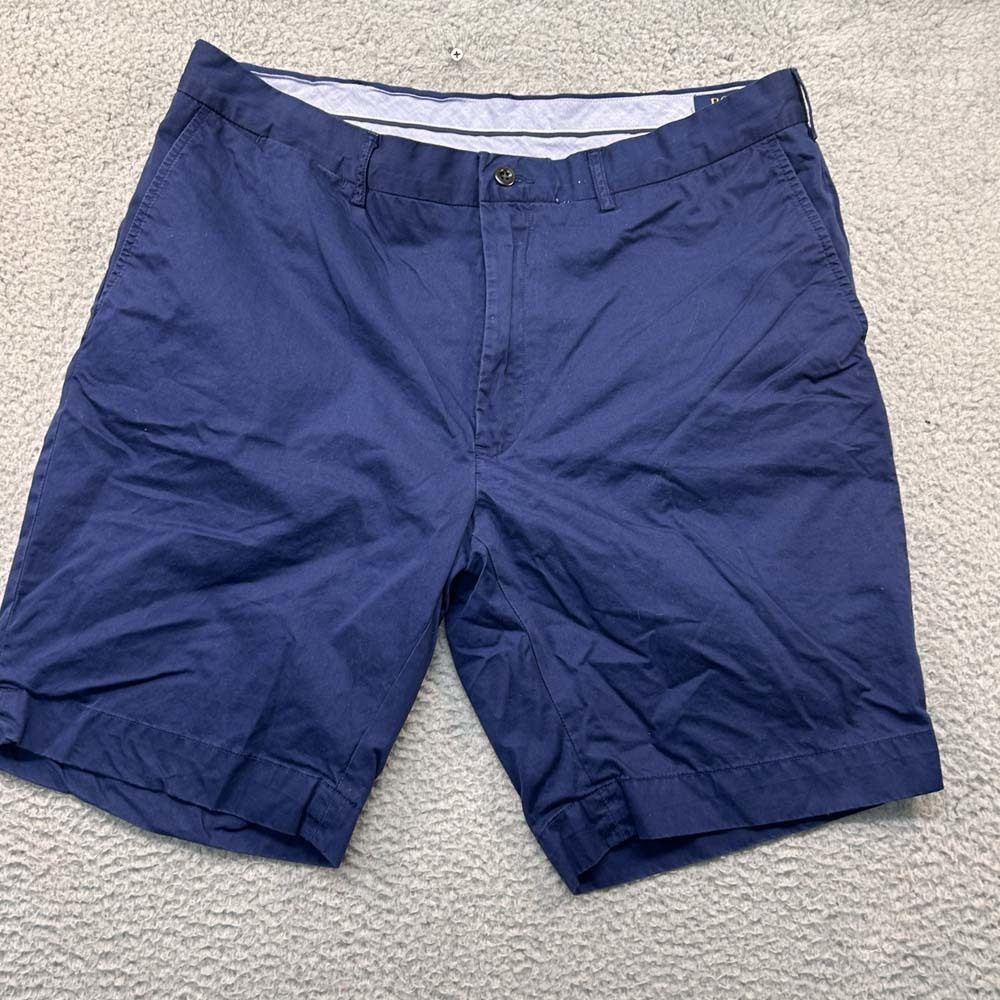Polo Ralph Laure Shorts Mens Chino Size 38 X 9.0 In Preppy Cotton